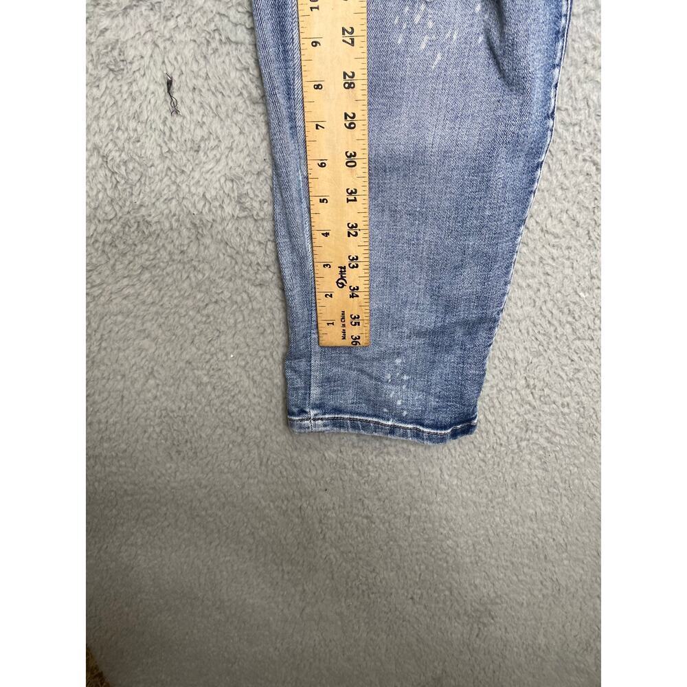 Judy Blue womens 15/32 boyfriend fit distressed denim jeans faded casual - Picture 6 of 7